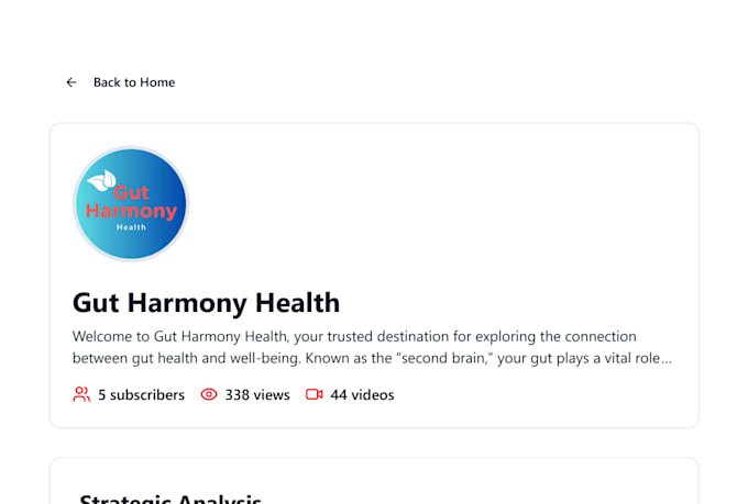 decode your youtube channel and deliver a data driven growth plan